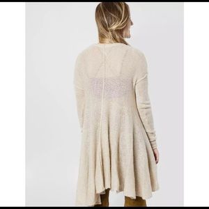 Free People cream sweater dress